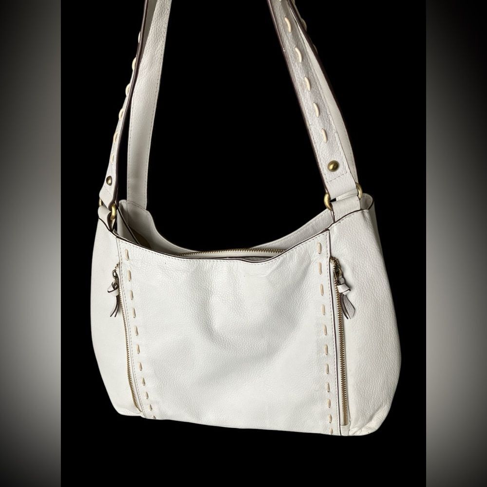 Lodis Leather Nika Tote Excellent Preowned Condition Summer White Vacation